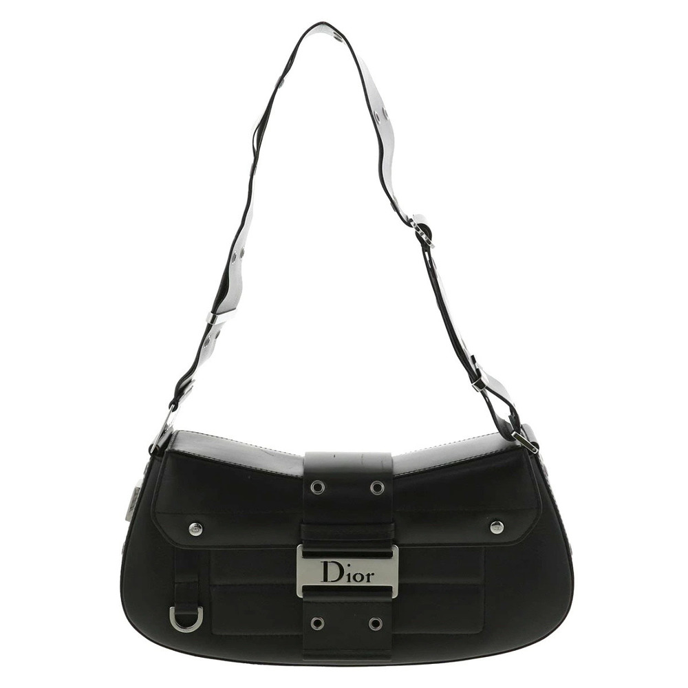 Christian Dior Street Hobo Bag Shoulder Messenger Black